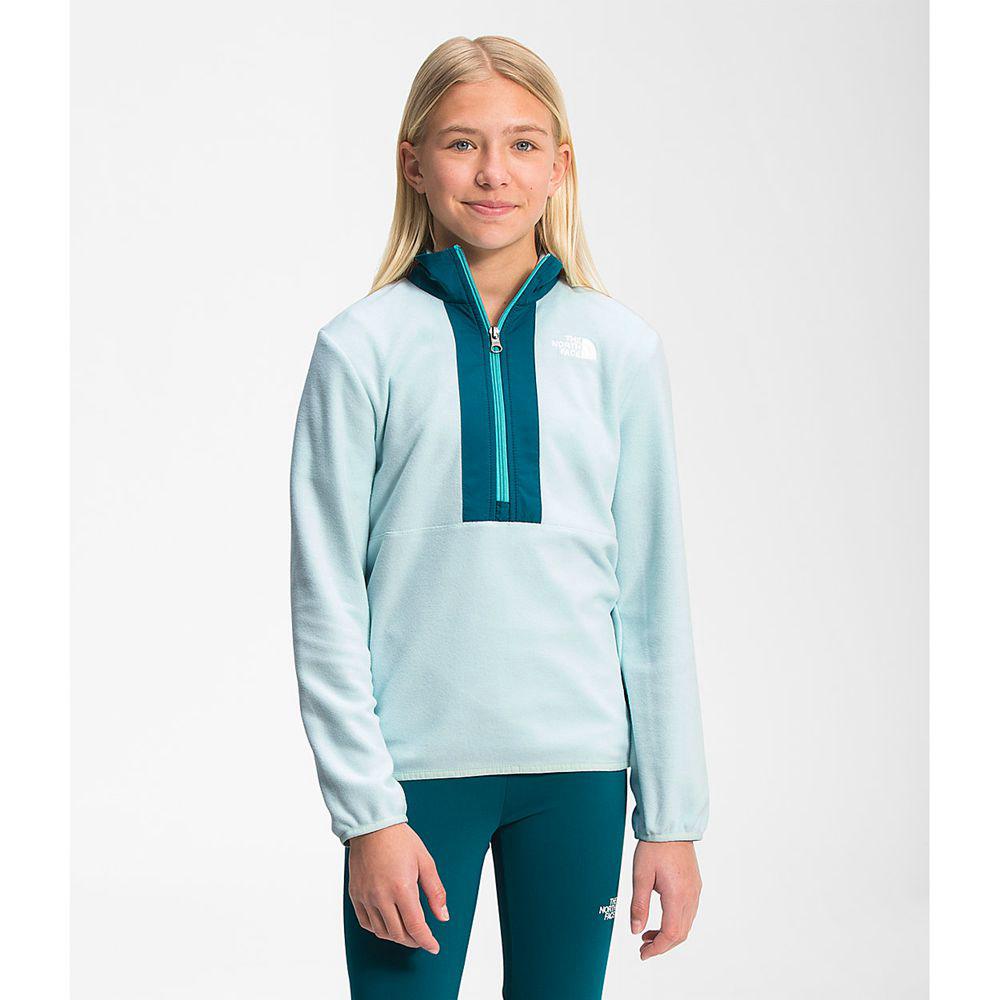 The North Face Glacier ¼ Zip Παιδικα Pullover - Μπλε (PNBR24537)